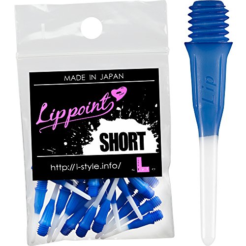 L-Style Lippoint Short Two Tone Softdart Spitzen - Blau - 30 Stück Shortlip L-Style Lippoint Short Two Tone Softdart Spitzen - Blau - 30 Stück Shortlip von LSTYLE