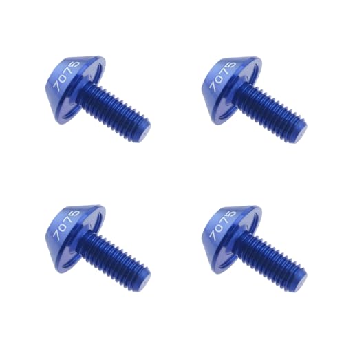 LT Easiyl 4 Stück M5 X 12 mm Sechskantschrauben für Fahrrad-Wasserflaschenhalter Fahrrad-Wasserflaschenhalter Fahrrad-Wasserflaschenhalterung Schrauben für Mountainbike Rennrad Blau LT Easiyl 4 Stück M5 X 12 mm Sechskantschrauben für Fahrrad-Wasserflaschenhalter Fahrrad-Wasserflaschenhalter Fahrrad-Wasserflaschenhalterung Schrauben für Mountainbike Rennrad Blau von LT Easiyl