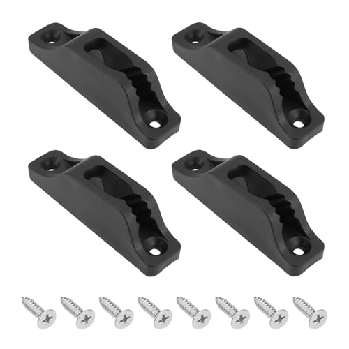 LT Easiyl 4 Stück Nylon-Leitungsklemme für Kajaks Boote Seilklemmen Zubehör Seilklemme 86 X 20 Mm mit Schrauben Geeignet für Yachtboote mit 3-6 Mm Kabeln Schwarz LT Easiyl 4 Stück Nylon-Leitungsklemme für Kajaks Boote Seilklemmen Zubehör Seilklemme 86 X 20 Mm mit Schrauben Geeignet für Yachtboote mit 3-6 Mm Kabeln Schwarz von LT Easiyl