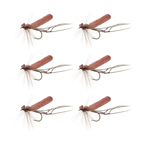 LT Easiyl 6 Stücke Schaum Daddy Long Legs Tan Fliegen #10 Haken Trockenen Forellen Angeln Fliegen Tan Schaum Fliegen Angeln Köder Für Lachs Angeln LT Easiyl 6 Stücke Schaum Daddy Long Legs Tan Fliegen #10 Haken Trockenen Forellen Angeln Fliegen Tan Schaum Fliegen Angeln Köder Für Lachs Angeln von LT Easiyl