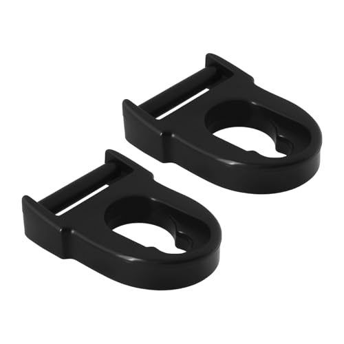 LT Easiyl Kajak-Sitz-Clips, kompatibel mit Emotion, 42,4 x 55,2 mm, hochfeste Nylon-Sitzbefestigungsclips, Schwarz, 2 Stück von LT Easiyl