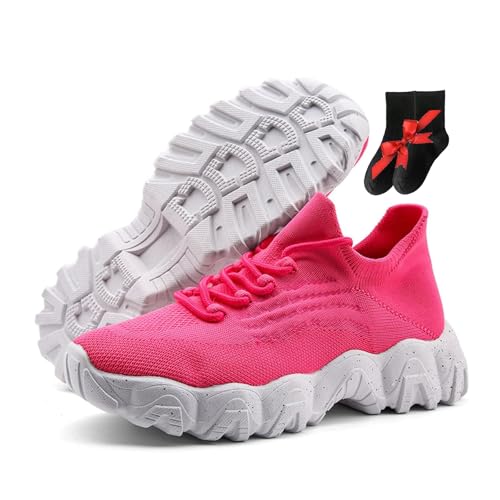 Simplysnug Schuhe 2024, modische Damen-Netz-Schnürschuhe, leicht, niedrig, klobig, Sneaker, Freizeit-Tennisschuhe, Turnschuhe, Damen-Turnschuhe, Größe 38 von LTHTX