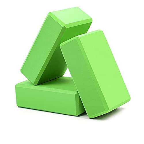 LTLCLZ 3Pcs Hohe Dichte Eva Yoga Block Buntes Schaumblock Pilates Pilates Backstein Fitness Training Für Gesundheitstraining Für Fitnessstudio Körperforming,Grün LTLCLZ 3Pcs Hohe Dichte Eva Yoga Block Buntes Schaumblock Pilates Pilates Backstein Fitness Training Für Gesundheitstraining Für Fitnessstudio Körperforming,Grün von LTLCLZ