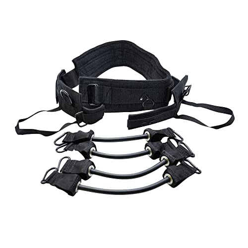 LTLCLZ Vertical Jump Resistance Bands Set Bounce Trainer Zugseil Beinkraft Squat Agility Training Elastischer Gürtel Fitnessgeräte LTLCLZ Vertical Jump Resistance Bands Set Bounce Trainer Zugseil Beinkraft Squat Agility Training Elastischer Gürtel Fitnessgeräte von LTLCLZ