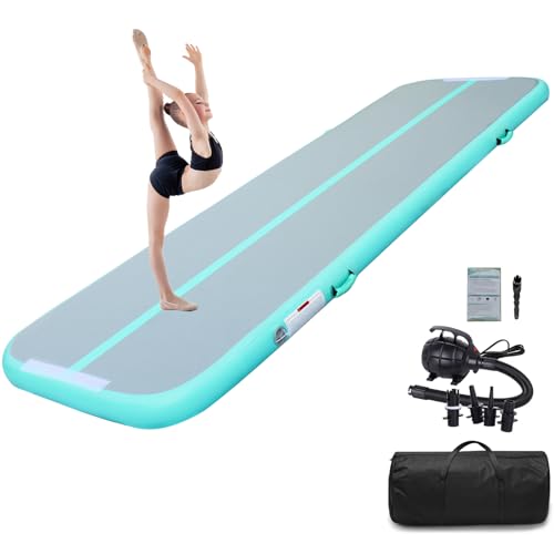 Air Matte Track, Gymnastikmatte 3/4/5/6m Turnmatte Aufblasbar Tumbling Matten mit Pumpe Trainingsmatte Fitnessmatte Yogamatte für Zuhause Outdoor Air Matte Track, Gymnastikmatte 3/4/5/6m Turnmatte Aufblasbar Tumbling Matten mit Pumpe Trainingsmatte Fitnessmatte Yogamatte für Zuhause Outdoor von LUBAKED