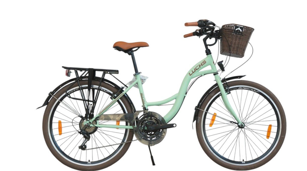 LUCHS Cityrad 26 & 28 Zoll Cityrad Damenfahrrad Hollandrad Fahrrad, 21 Gang SHIMANO, Kettenschaltung, Modernes Design für Stadt und Ausflüge LUCHS Cityrad 26 & 28 Zoll Cityrad Damenfahrrad Hollandrad Fahrrad, 21 Gang SHIMANO, Kettenschaltung, Modernes Design für Stadt und Ausflüge von LUCHS