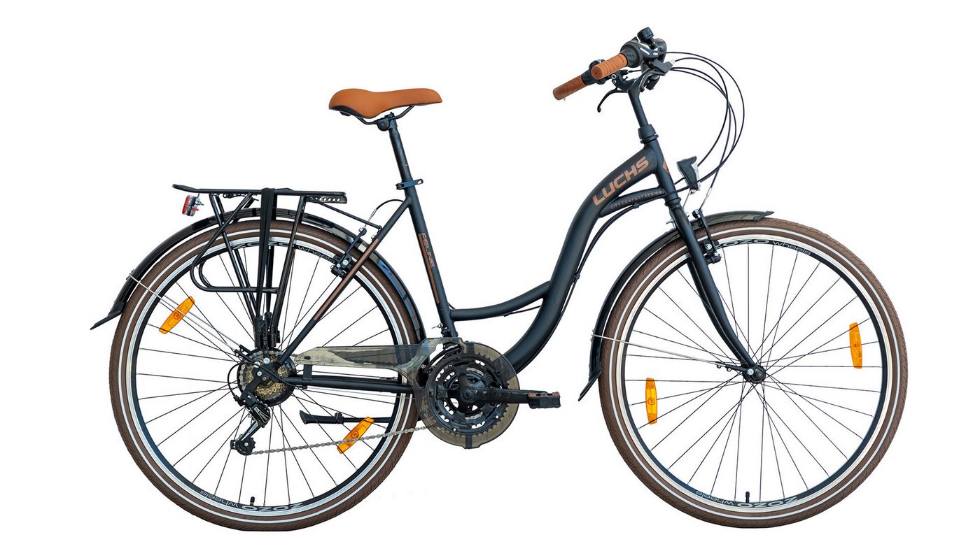 LUCHS Cityrad 28 Zoll Luchs Feline Citybike Damenrad 21-Gang Shimano Tourney, 21 Gang, Kettenschaltung, 21-G Shimano, ab 165cm, RH 50cm, StVZO-Licht, hochwertige Lackierung LUCHS Cityrad 28 Zoll Luchs Feline Citybike Damenrad 21-Gang Shimano Tourney, 21 Gang, Kettenschaltung, 21-G Shimano, ab 165cm, RH 50cm, StVZO-Licht, hochwertige Lackierung von LUCHS