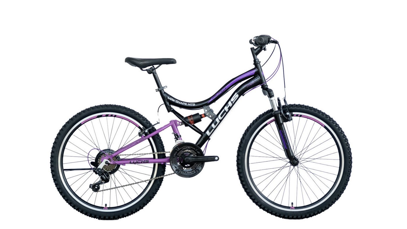 LUCHS Mountainbike LUCHS Mountainbike Aura 26" Zoll Damen & Mädchen Fahrrad MTB, 21 Gang, Kettenschaltung, 21-G Shimano, ab 150cm, RH46cm, Vollgefedert, Fully LUCHS Mountainbike LUCHS Mountainbike Aura 26" Zoll Damen & Mädchen Fahrrad MTB, 21 Gang, Kettenschaltung, 21-G Shimano, ab 150cm, RH46cm, Vollgefedert, Fully von LUCHS