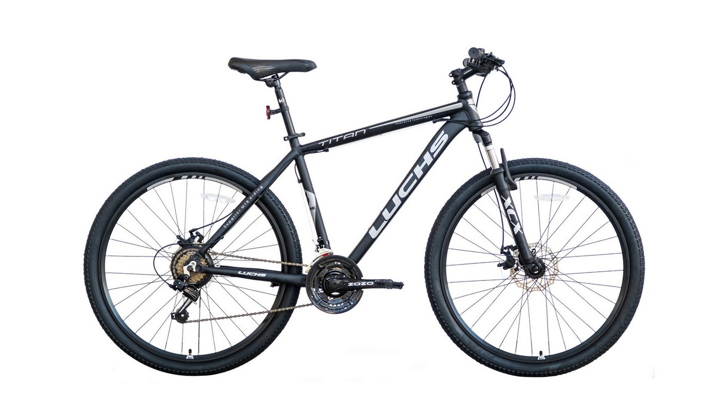 LUCHS Mountainbike LUCHS "TITAN" 27,5 & 29 Zoll Hardtail Aluminium Rahmen MTB Fahrrad, 21 Gang SHIMANO, Kettenschaltung, Qualität und Vielseitigkeit für jeden Fahrer, 27,5" & 29 Zoll LUCHS Mountainbike LUCHS "TITAN" 27,5 & 29 Zoll Hardtail Aluminium Rahmen MTB Fahrrad, 21 Gang SHIMANO, Kettenschaltung, Qualität und Vielseitigkeit für jeden Fahrer, 27,5" & 29 Zoll von LUCHS