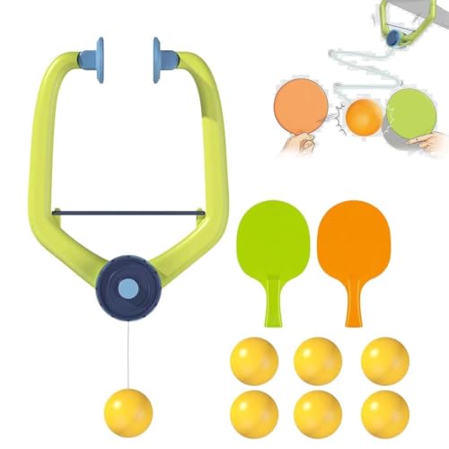 Door Ping Pong Game Over The Door, Tischtennis-Trainer-Set, Tischtennis Trainer Kinder, Verstellbarer Hängendes Tischtennis, Kreatives Hänge Tischtennis Zum Aufhängen Trainer Set Door Ping Pong Game Over The Door, Tischtennis-Trainer-Set, Tischtennis Trainer Kinder, Verstellbarer Hängendes Tischtennis, Kreatives Hänge Tischtennis Zum Aufhängen Trainer Set von LUCKKY