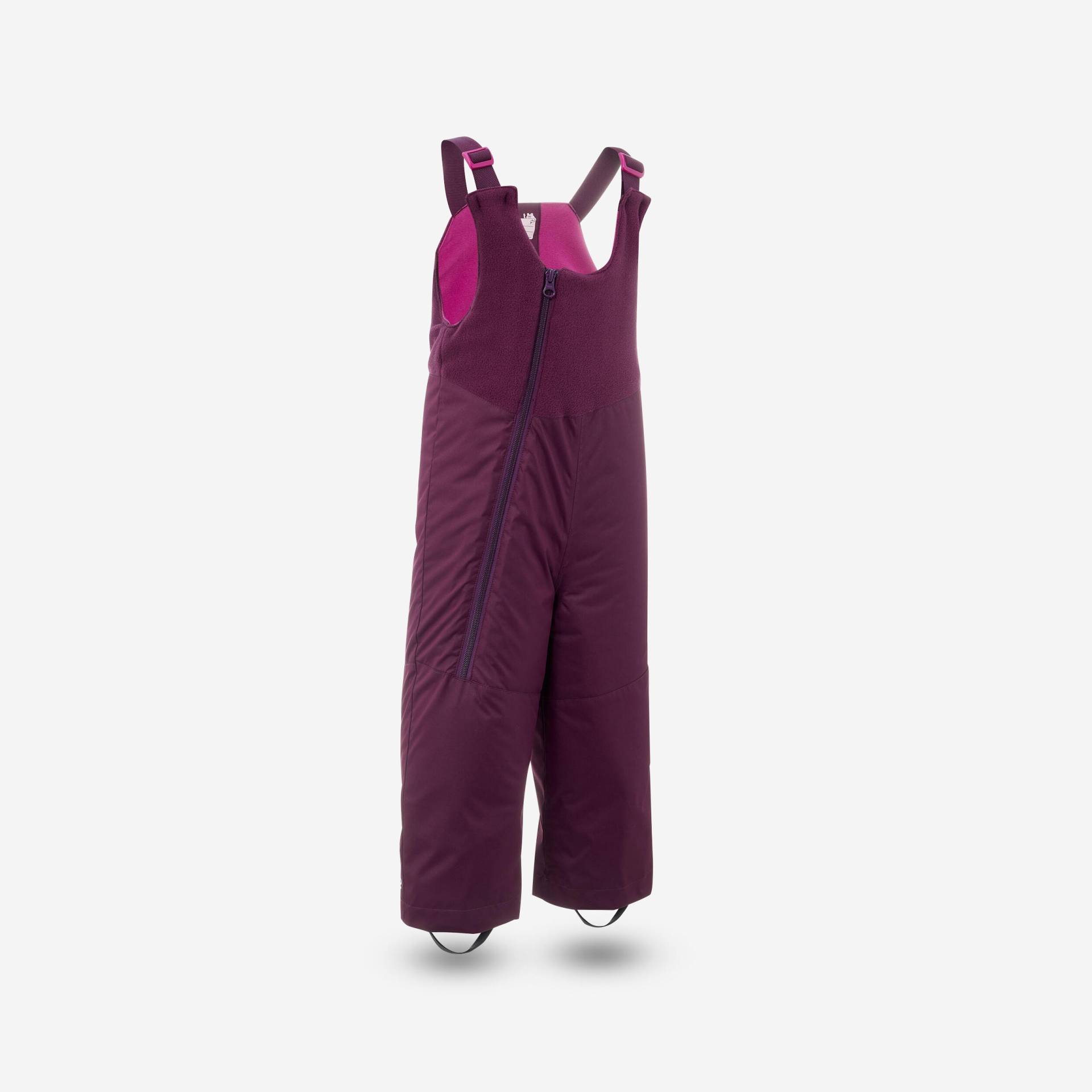 Skihose Latzhose Baby - 500 Warm violett von WEDZE