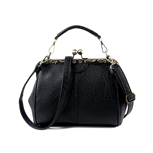LUI SUI Damen Handtaschen Damen Top Griff Taschen PU Leder Stilvolle Tote Umhängetaschen Geldbörse Schwarz LUI SUI Damen Handtaschen Damen Top Griff Taschen PU Leder Stilvolle Tote Umhängetaschen Geldbörse Schwarz von LUI SUI