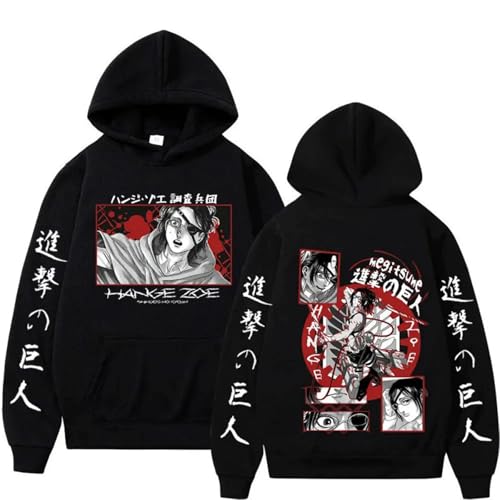 LULIMED Attack On Titan Herren Graphic Logo Cardigan Sweatshirts Harajuku Oversized Zip Up Mäntel Hoodies Streetwear Jacken-color01||XXL von LULIMED