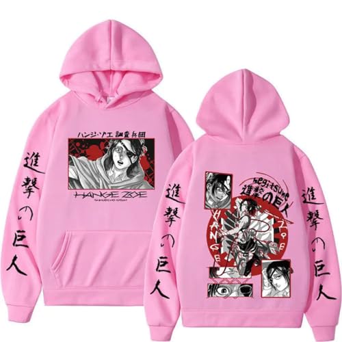 LULIMED Attack On Titan Herren Graphic Logo Cardigan Sweatshirts Harajuku Oversized Zip Up Mäntel Hoodies Streetwear Jacken-color03||XL von LULIMED