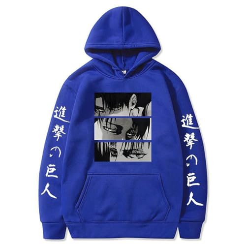 LULIMED Hoodies Männer Anime Hip Hop Sweatshirts Streetwear Hoodies Beliebte Männer Frauen Kapuzenpullover Harajuku Angriff Auf Titan Hoody-color02||M von LULIMED