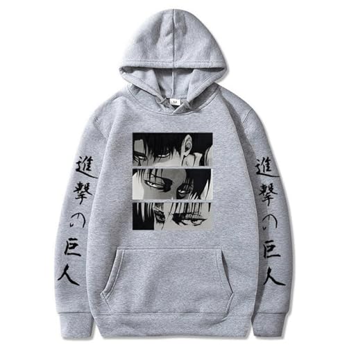 LULIMED Hoodies Männer Anime Hip Hop Sweatshirts Streetwear Hoodies Beliebte Männer Frauen Kapuzenpullover Harajuku Angriff Auf Titan Hoody-color06||XS von LULIMED