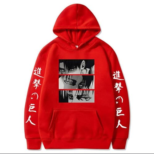 LULIMED Hoodies Männer Anime Hip Hop Sweatshirts Streetwear Hoodies Beliebte Männer Frauen Kapuzenpullover Harajuku Angriff Auf Titan Hoody-color08||S von LULIMED