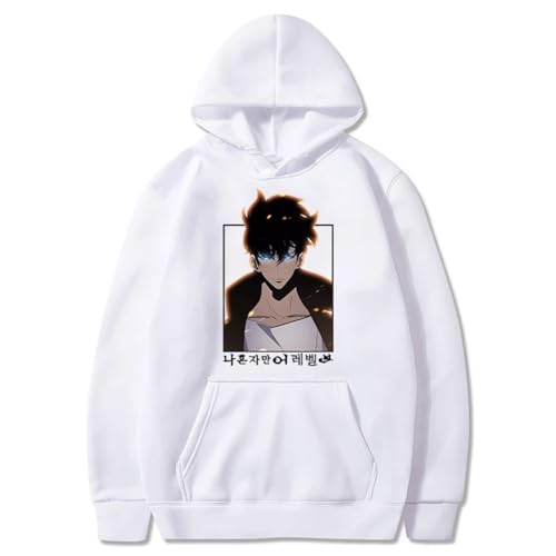 LULIMED Solo Leveling Casual Hoodie Herren Und Damen Pullover Herren Und Damen Paar Sportbekleidung Harajuku Streetwear Anime Kleidung Plus Größe-color07||L von LULIMED