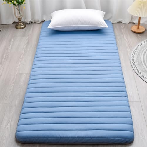 LULUMAIC Bodenmatratze, Einzelbett, verdickte 5 cm weiche Futon-Matratze, japanische -Matte, tragbare aufrollbare Matratze, Faltbare Isomatte für Zuhause, Camping, Couch (Creme, 80 x). von LULUMAIC