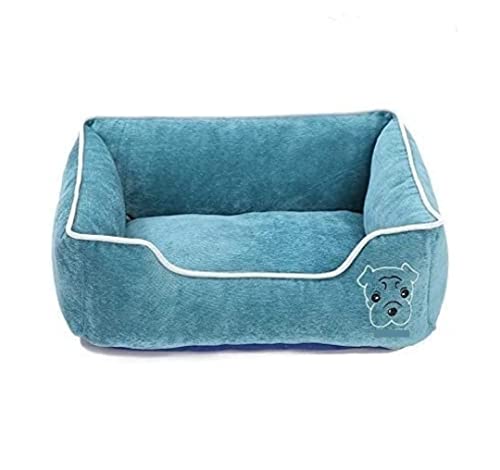 LULUMAIC Haustiernest, Hundebett, Katzenbett, Haustierbett, bequemes Hundebett, Haustier-Schlafmatte, waschbar, warme Hundehütte, Katzennesthaus, weiches Kissen, Sofa, Haustierbett, Welpenbett (Farbe: von LULUMAIC