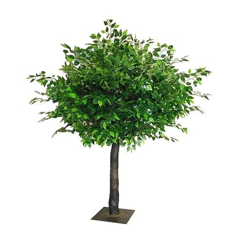 LULUMAIC Künstlicher Ficusbaum, große dekorative Zimmerpflanze für Hotels, Einkaufszentren und Hochzeiten, realistisches Design, Wunschbaum-Requisite A-2 x 1,5 m von LULUMAIC