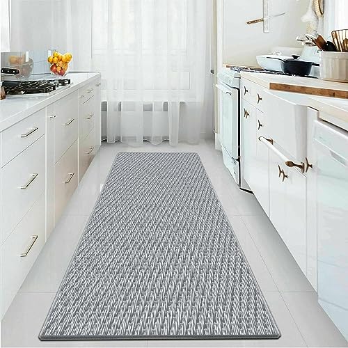 LULUMAIC Teppichläufer für Flure, 60 x 300 cm, sehr Langer Teppich mit Gummirückseite, Rutschfester Läufer, Teppichläufer mit Rutschfester Rückseite für Eingangsbereich, Flur, Küche, Waschküche, von LULUMAIC