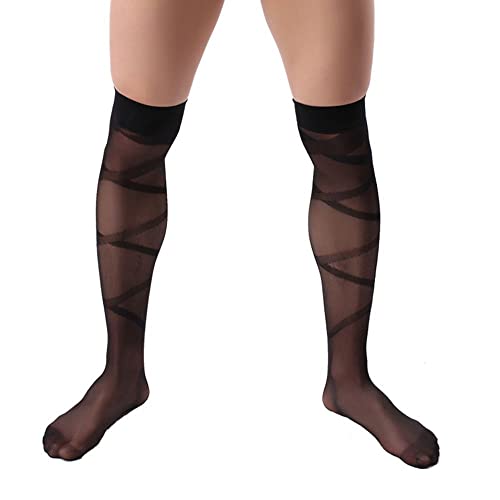 LUMoony 1 Paar Herren Transparente Business Socken Business Kleid Strümpfe Herren Transparente Abendgarderobe Anzug Transparente Kleidersocken Schlauchsocken Nylonsocken von LUMoony