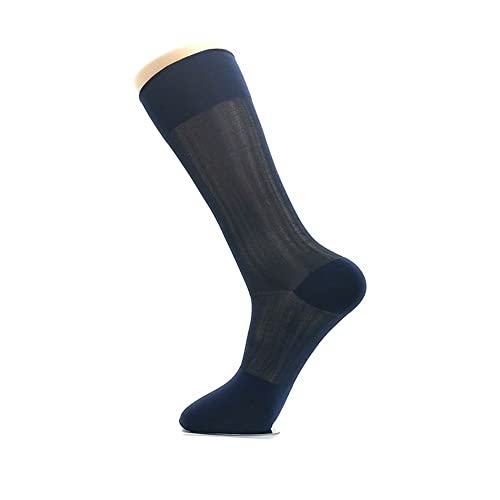 LUMoony 2 Paar Herren Kleid Socken Business Tube Kleid Socken Sheer Business Socken Sheer Formal Dress Wear Anzug Strumpf Business Socken Männliches Kleid Sheer Socken von LUMoony