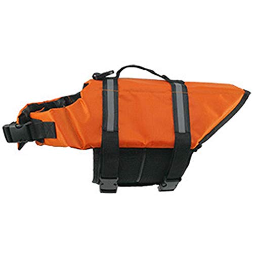 MoonyLI Hund Schwimmweste Ripstop Pet Floatation Weste Verstellbarer Hund Lebensretter Reflektierende Weste Pet Life Preserver Aufblasbare Sicherheitsjacke für Hunde Rettungsweste Doggy Floats von LUMoony