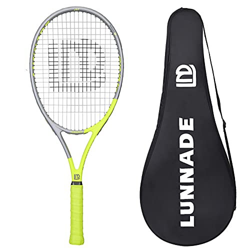 LUNNADE Tennisschläger für Erwachsene, 27 Zoll Leicht Tennisschläger mit Hülle, Geeignet für Damen Herren Anfänger und Fortgeschrittene LUNNADE Tennisschläger für Erwachsene, 27 Zoll Leicht Tennisschläger mit Hülle, Geeignet für Damen Herren Anfänger und Fortgeschrittene von LUNNADE