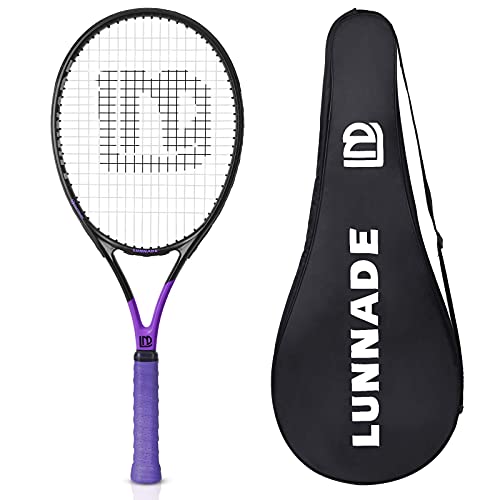 LUNNADE Tennisschläger für Erwachsene, 27 Zoll Leicht Tennisschläger mit Hülle, Geeignet für Damen Herren Anfänger und Fortgeschrittene LUNNADE Tennisschläger für Erwachsene, 27 Zoll Leicht Tennisschläger mit Hülle, Geeignet für Damen Herren Anfänger und Fortgeschrittene von LUNNADE
