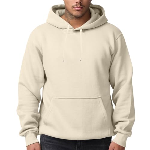 Blitzangebote des Tages Aktuell, Pullover Herren Hässliche Weihnachtspullover Einfarbig Basic Langarm Pullover Mit Kapuze Locker Hoody Casual Hässlicher Weihnachtspullover Weihnachtspullover von LUNULE