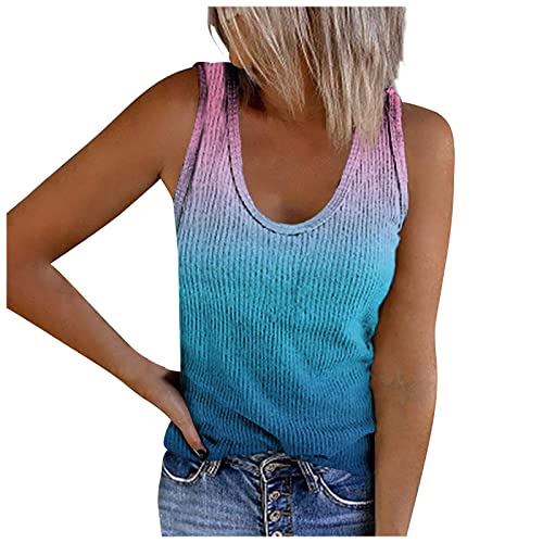 Tank Top Damen Damen Crop Top Hemd Body Damen Blouses for Women Shirt Damen 3/4 Arm Sport Shirt Damen Fitness Vintage Tshirt Norweger Pullover Damen (Rosa, L) von LUNULE