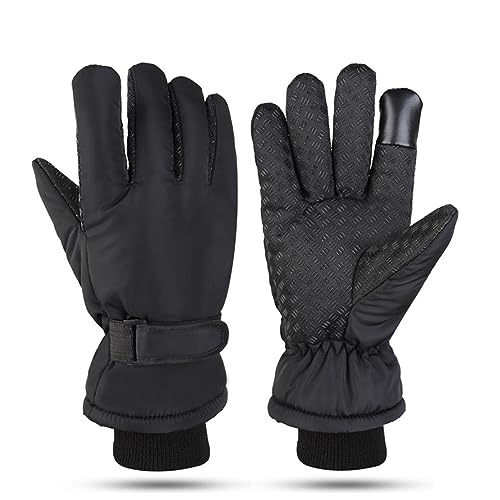 LUOFENG Winter-Handschuhe für Erwachsene, wasserdicht, Winddicht, berührbar, Schnee, Sport, Skifahren, Snowboard, kaltes Wetter, Straßenradfahren von LUOFENG