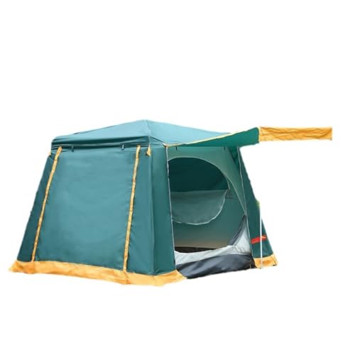 Zelt Doppelschichtiges Vollautomatisches Sechseckiges Großes Außenzelt for 3-4-6-8 Personen, Ohne DASS EIN Campingzelt Aufgebaut Werden Muss Zelte (Color : Q, Size : A) von LUOQIANDEBB