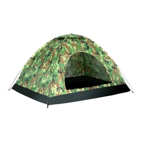 Zelt Outdoor-Zelt Camping-Klappzelt 1-2-3-4 Handmontierte Wind- Und Regensichere Campingbedarf Und -ausrüstung Zelte (Color : Green, Size : B) von LUOQIANDEBB