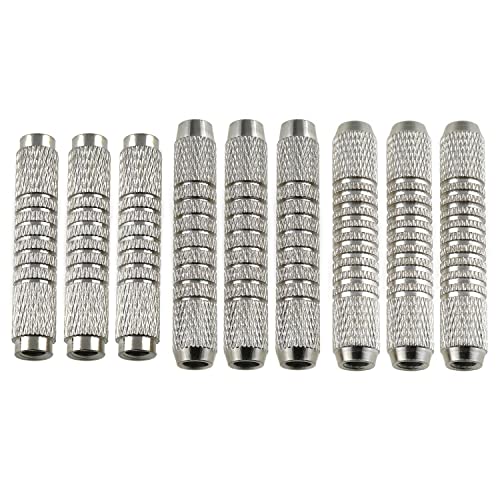 LUORNG 9 Stück 10/12/14G Dart Barrels Ersatz-Set Silber für Dart Übung LUORNG 9 Stück 10/12/14G Dart Barrels Ersatz-Set Silber für Dart Übung von LUORNG