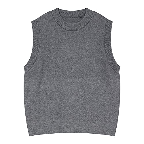 Sweater Pullunder,Herren Strickwesten Lässig Einfarbig Grau Seitenschlitz Knöpfe Rundhals Herbst Winter Warm Ärmellos Strick Pullover Weste Pullover Weste Stricken Tank Tops Bluse,XL Sweater Pullunder,Herren Strickwesten Lässig Einfarbig Grau Seitenschlitz Knöpfe Rundhals Herbst Winter Warm Ärmellos Strick Pullover Weste Pullover Weste Stricken Tank Tops Bluse,XL von LUOY