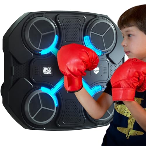 LUPATDY Smart Musik Boxmaschine Kinder Musik Boxmaschine für effektives Boxtraining - Wand Boxing Target inklusive Boxhandschuhen für Erwachsene und Kinder,Boxen Training Geräte mit Boxhandschuhen LUPATDY Smart Musik Boxmaschine Kinder Musik Boxmaschine für effektives Boxtraining - Wand Boxing Target inklusive Boxhandschuhen für Erwachsene und Kinder,Boxen Training Geräte mit Boxhandschuhen von LUPATDY