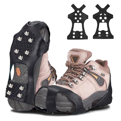 LURNODY Steigeisen für Wanderschuhe M 34-39 Spikes für Schuhe Winter, Schuhe Anti Rutsch Schuhspikes, Geeignet für EIS Und Schnee Klettern Klettern Spaziergang Outdoor-Aktivitäten Schuhe rutschfest LURNODY Steigeisen für Wanderschuhe M 34-39 Spikes für Schuhe Winter, Schuhe Anti Rutsch Schuhspikes, Geeignet für EIS Und Schnee Klettern Klettern Spaziergang Outdoor-Aktivitäten Schuhe rutschfest von LURNODY
