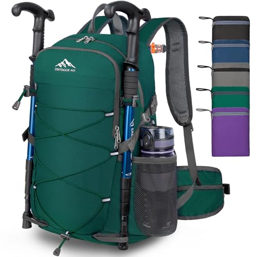 LUROON Wanderrucksack 40L Herren Damen Wasserdichter Rucksack Ultraleicht Reiserucksack Trekkingrucksack mit Reflexstreifen Faltbarer Rucksack Für Camping Wandern Klettern Radfahren LUROON Wanderrucksack 40L Herren Damen Wasserdichter Rucksack Ultraleicht Reiserucksack Trekkingrucksack mit Reflexstreifen Faltbarer Rucksack Für Camping Wandern Klettern Radfahren von LUROON