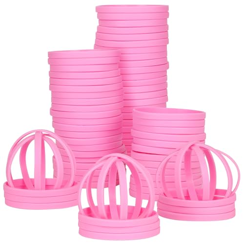 LVNRIDS 50 Stück Silikon Armbänder Gummi Armband freundschaftsarmband Kinder Jugend, 7 Zoll Länge Sport Gummi elastische Armbänder Großhandel Bulk Geschenke für Lehrer liefert Party rosa LVNRIDS 50 Stück Silikon Armbänder Gummi Armband freundschaftsarmband Kinder Jugend, 7 Zoll Länge Sport Gummi elastische Armbänder Großhandel Bulk Geschenke für Lehrer liefert Party rosa von LVNRIDS