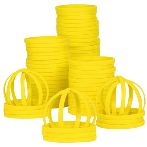 LVNRIDS 50 Stück Silikon Armbänder Gummi Armband freundschaftsarmband Männer Frauen, 8 Zoll Länge Sport Gummi elastische Armbänder Bulk Geschenke für Lehrer liefert Party Dekorationen gelb LVNRIDS 50 Stück Silikon Armbänder Gummi Armband freundschaftsarmband Männer Frauen, 8 Zoll Länge Sport Gummi elastische Armbänder Bulk Geschenke für Lehrer liefert Party Dekorationen gelb von LVNRIDS