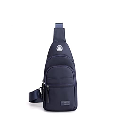 Brusttasche für Herren Herren-Oxford-Umhängetasche, Brusttasche für Wandern, Reisen, Sport(Blau) von LVUNZJCA