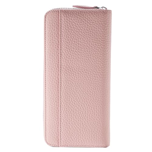 LVUNZJCA Damen Geldbörse Damen-Geldbörse, lang, mit mehreren Kartenpositionen, Münzgeldbörse, Clutch(Rosa) von LVUNZJCA