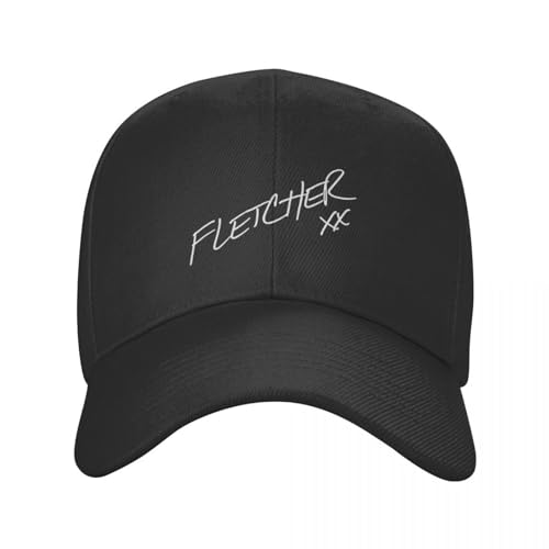 LXCUDXZ Baseball Kappe Fletcher Merch Fletcher Baseballkappe mit weißem Logo Party Geschenk LXCUDXZ Baseball Kappe Fletcher Merch Fletcher Baseballkappe mit weißem Logo Party Geschenk von LXCUDXZ