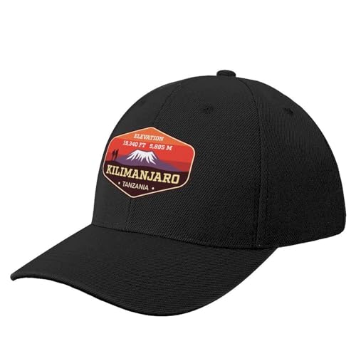 LXCUDXZ Baseball Kappe Mt Kilimanjaro Tansania – Höchster Berg in Afrika – Summit Mountain Trekking Badge Baseball Cap Party Geschenk LXCUDXZ Baseball Kappe Mt Kilimanjaro Tansania – Höchster Berg in Afrika – Summit Mountain Trekking Badge Baseball Cap Party Geschenk von LXCUDXZ