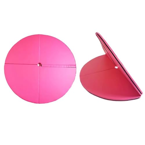Crash-Matte für Pole Dance, 3 cm/5 cm/10 cm, verdickte runde faltbare Pole Dance Fallsicherheitspolsterung, Schutzmatte, Yoga-Übungsmatten-Kissen, Pink von LXGJSQY