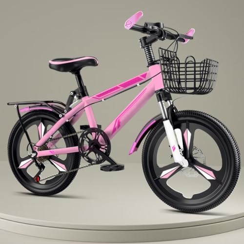 LXHAHQ Mountainbike Mit Stoßdämpfer-Vorderradgabel, Doppelscheibenbremsen, Stadtpendler-Fahrrad Mit Gepäckträger Hinten, Verstellbarer Sattel, Cruiser-Fahrräder, 3-Messer-Rad, 7-Gang-Hybrid-Fahrräder/ von LXHAHQ