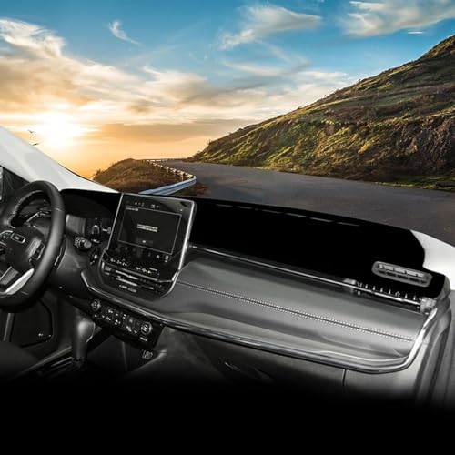 LXHZNB Auto-Armaturenbrett-Abdeckung, Sonnenschutz, Teppiche, Matten, Zubehör, für Jeep Compass 2021 2022 2023 2024, Fahrzeuginnenraum von LXHZNB